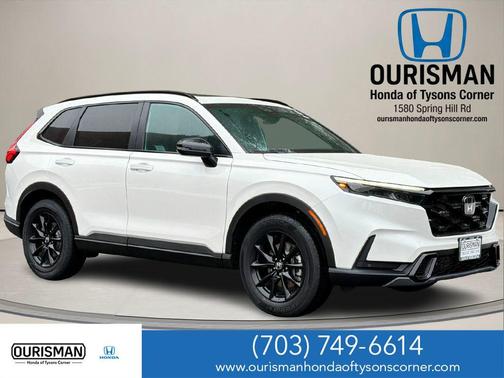 Platinum White 2026 Honda CR-V Hybrid Sport-L AWD