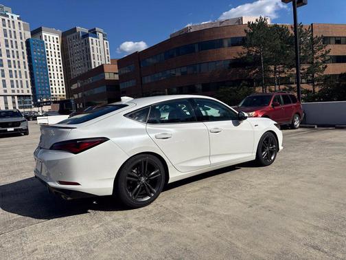 Platinum White Pearl 2024 Acura Integra A-SPEC Technology