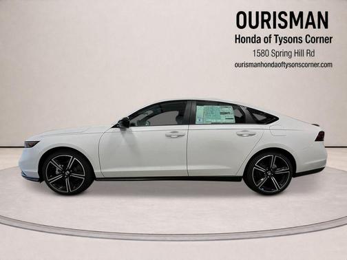 Platinum White 2026 Honda Accord Hybrid Sport