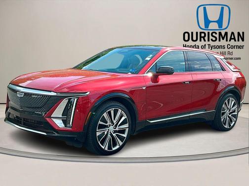 Radiant Red Tintcoat 2024 Cadillac LYRIQ Luxury