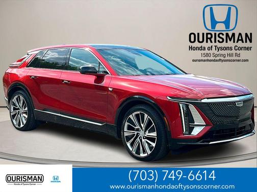 Radiant Red Tintcoat 2024 Cadillac LYRIQ Luxury