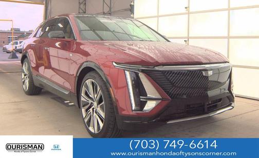 Radiant Red Tintcoat 2024 Cadillac LYRIQ Luxury