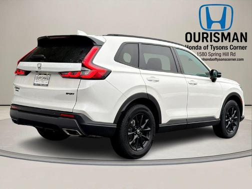 Platinum White 2026 Honda CR-V Hybrid Sport-L AWD