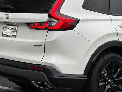 Platinum White 2026 Honda CR-V Hybrid Sport-L AWD