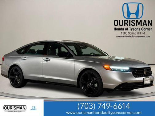 Silver Metallic 2026 Honda Accord Hybrid Sport-L