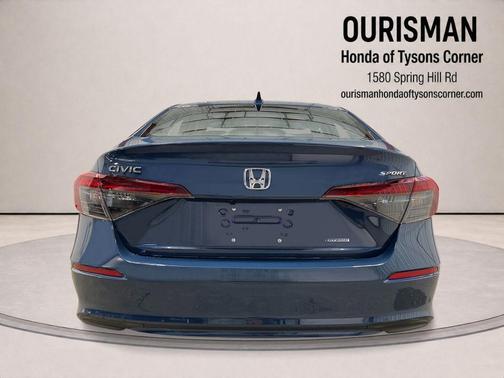 Blue 2026 Honda Civic Hybrid Sport