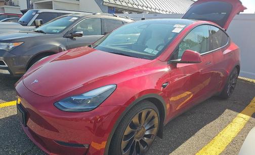 Ultra Red 2024 Tesla Model Y Performance Dual Motor All-Wheel Drive