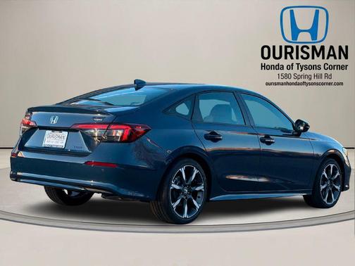 Blue 2026 Honda Civic Hybrid Sport