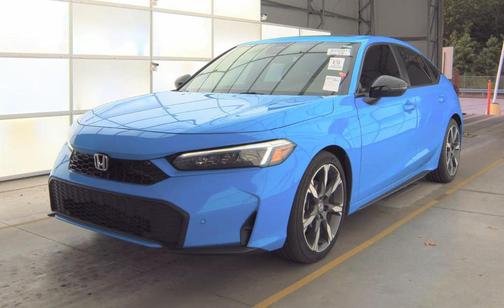 Boost Blue Pearl 2025 Honda Civic Hybrid Sport Touring