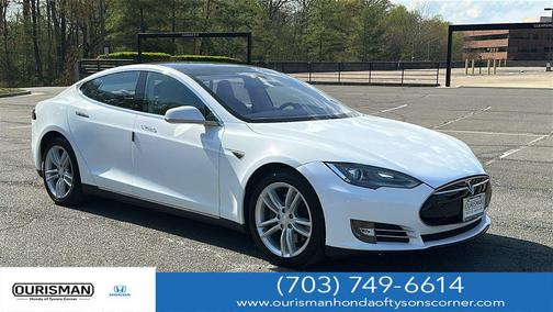White 2013 Tesla Model S