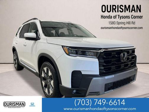 Platinum White 2026 Honda Pilot Touring 8-Passenger