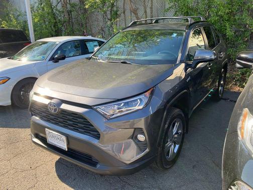 Magnetic Gray Metallic 2021 Toyota RAV4 Hybrid XLE Premium