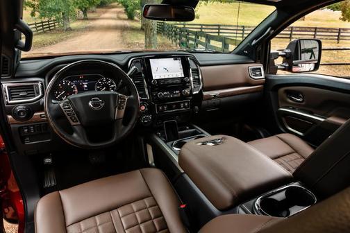 Deep Blue Pearl Metallic 2020 Nissan Titan Platinum Reserve