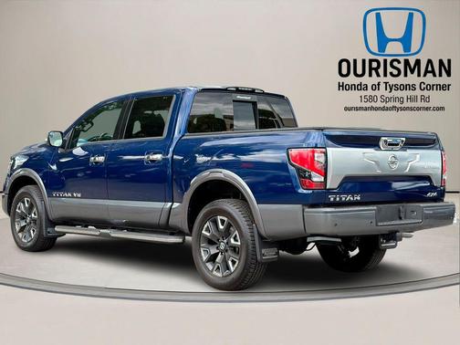 Deep Blue Pearl Metallic 2020 Nissan Titan Platinum Reserve