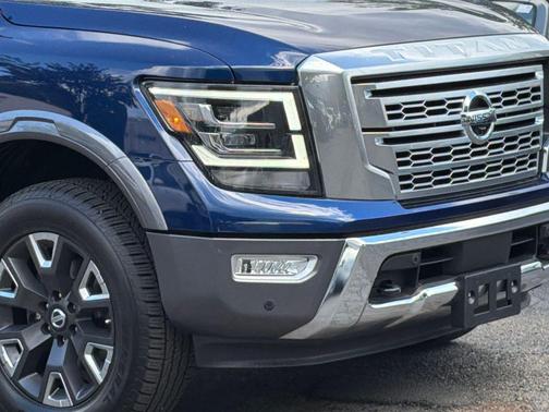 Deep Blue Pearl Metallic 2020 Nissan Titan Platinum Reserve