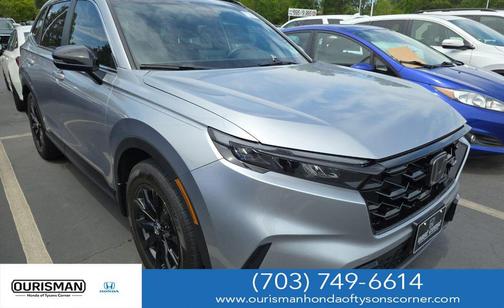 Lunar Silver Metallic 2024 Honda CR-V Hybrid Sport FWD
