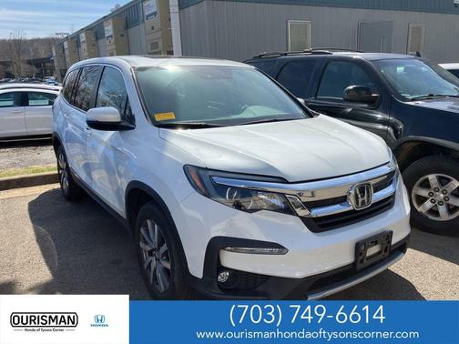 Platinum White Pearl 2022 Honda Pilot AWD EX-L