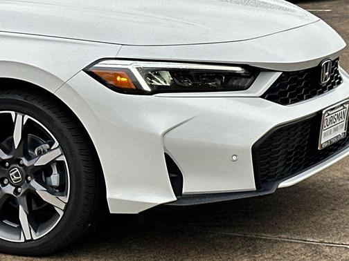 Platinum White 2026 Honda Civic Hybrid Sport