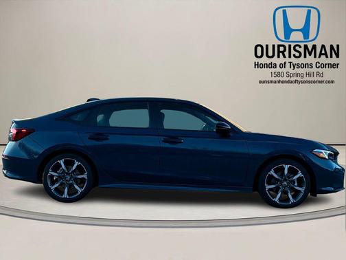 Blue 2026 Honda Civic Hybrid Sport