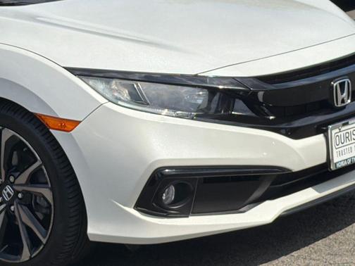 Platinum White Pearl 2020 Honda Civic Sport