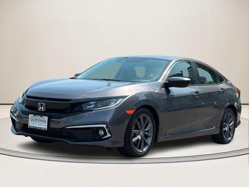 Modern Steel Metallic 2019 Honda Civic EX