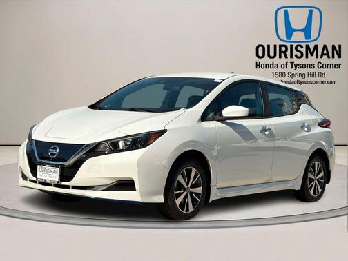 Glacier White 2022 Nissan Leaf S PLUS 62 kWh