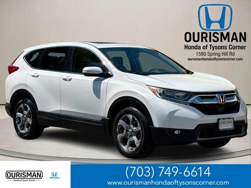 White Diamond Pearl 2018 Honda CR-V EX