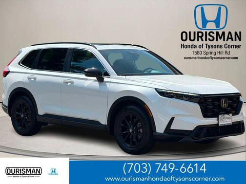 Platinum White Pearl 2024 Honda CR-V Hybrid Sport FWD