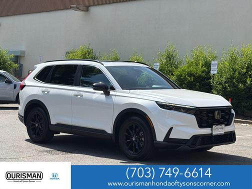 Platinum White Pearl 2024 Honda CR-V Hybrid Sport FWD