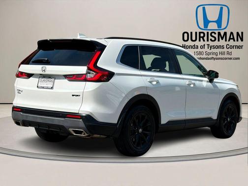 Platinum White Pearl 2024 Honda CR-V Hybrid Sport FWD