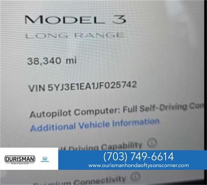 2018 Tesla Model 3 Long Range