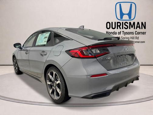 Gray 2026 Honda Civic Hybrid Sport Touring