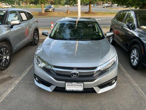 Lunar Silver Metallic 2018 Honda Civic Touring