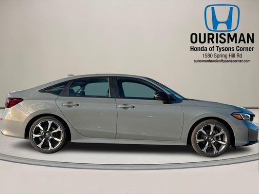 Gray 2026 Honda Civic Hybrid Sport