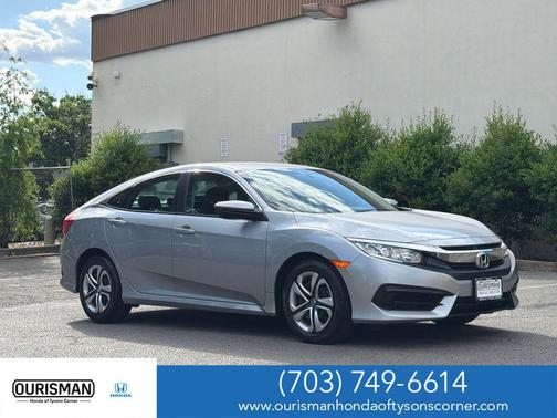 Lunar Silver Metallic 2017 Honda Civic LX