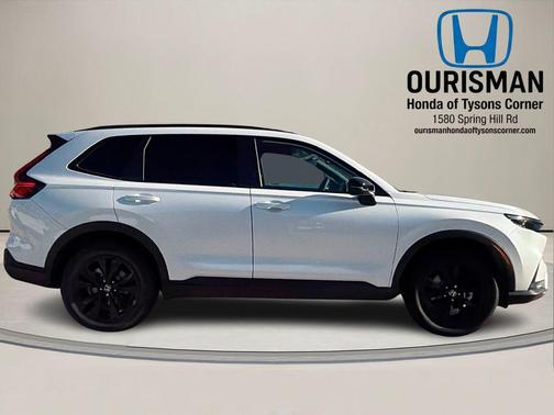 Platinum White 2026 Honda CR-V Hybrid Sport Touring AWD