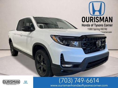 Platinum White 2026 Honda Ridgeline Black