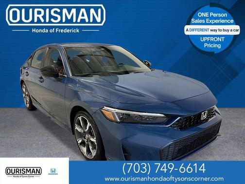 Blue 2026 Honda Civic Hybrid Sport