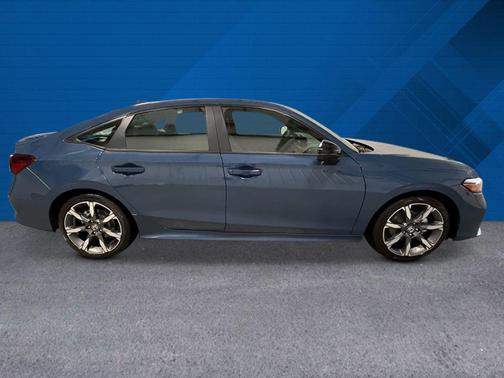 Blue 2026 Honda Civic Hybrid Sport