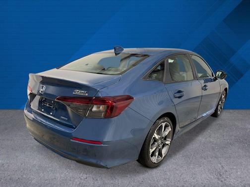 Blue 2026 Honda Civic Hybrid Sport