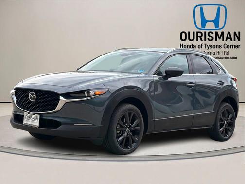 Gray Metallic 2024 Mazda CX-30 2.5 S Carbon Edition