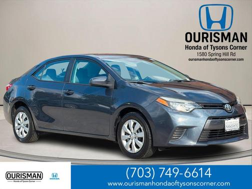Slate Metallic 2016 Toyota Corolla LE