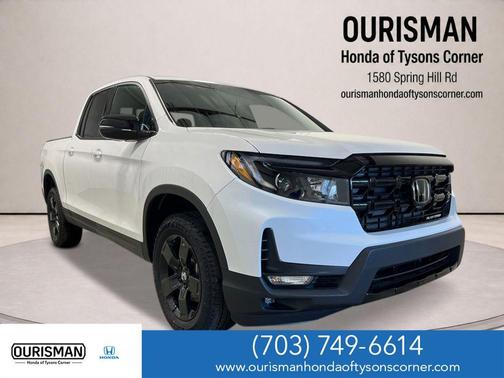 Platinum White 2026 Honda Ridgeline Black