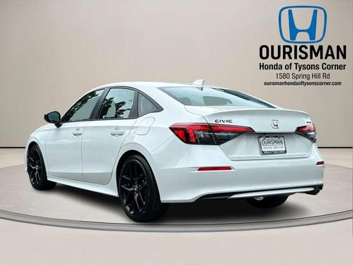 Platinum White 2026 Honda Civic Sport