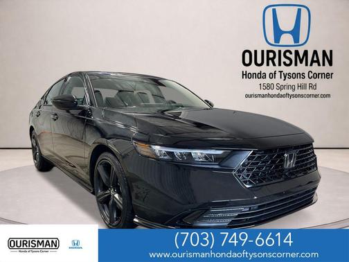 Crystal Black Pearl 2026 Honda Accord Hybrid Sport-L