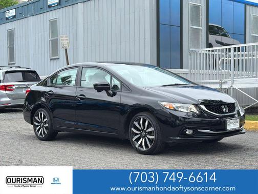 Crystal Black Pearl 2014 Honda Civic EX-L