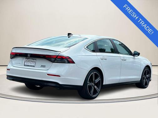 Platinum White Pearl 2024 Honda Accord Hybrid Sport