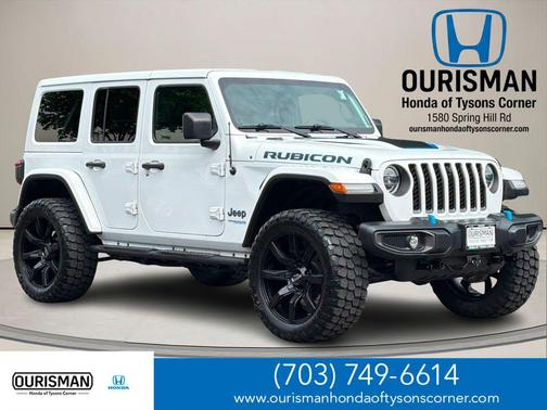 Bright White Clearcoat 2021 Jeep Wrangler Unlimited 4xe Rubicon