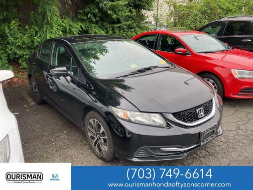 Crystal Black Pearl 2014 Honda Civic EX