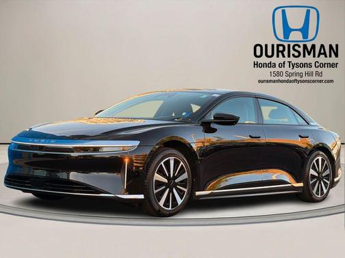 Infinite Black Metallic 2025 Lucid Air Pure